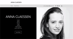 Desktop Screenshot of annaclaessen.com